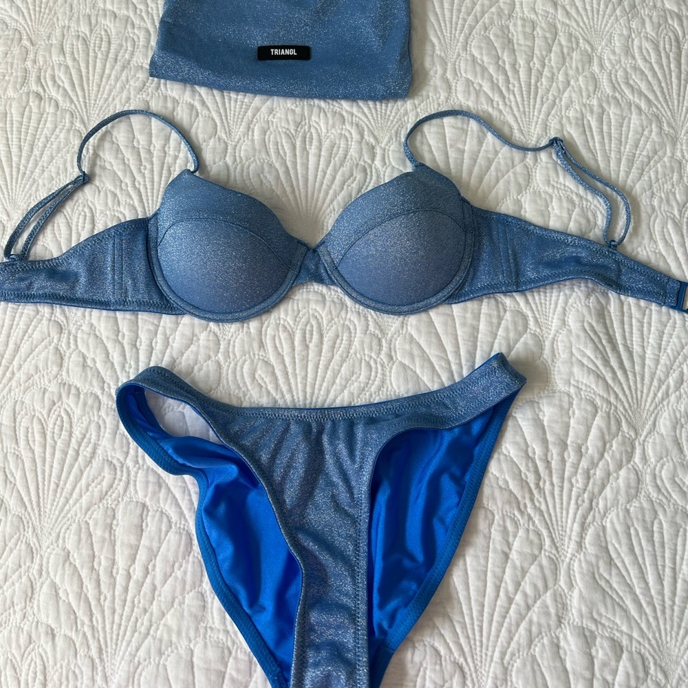 Two piece sparkle bikini